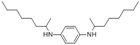 结构式 CAS# 103-96-8, N1,N4-二(1-甲基庚基)-1,4-苯二胺