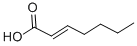 结构式 CAS# 10352-88-2, (E)-庚-2-烯酸