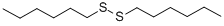 结构式 CAS# 10496-15-8, 二己基二硫醚