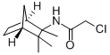 结构式 CAS# 105838-50-4, 2-氯-N-[(1S,4R,5R)-5,6,6-三甲基-5-双环[2.2.1]庚烷基]乙酰胺
