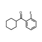 结构式 CAS# 106795-65-7, 环己基(2-氟苯基)甲酮