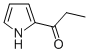 structure of CAS# 1073-26-3, 1-(1H-Pyrrol-2-Yl)-1-Propanone;4-21-00-03456 (Beilstein Handbook Reference);Brn 0108936
