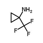 结构式 CAS# 112738-68-8, 1-(三氟甲基)环丙胺