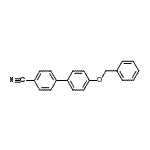 结构式 CAS# 117571-49-0, 4'-(苄氧基)-4-联苯甲腈