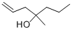 structure of CAS# 1186-31-8, (4S)-4-Methylhept-1-En-4-Ol;Zinc02164092