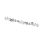 结构式 CAS# 12044-49-4, 砷化镁