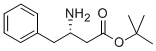 结构式 CAS# 120686-17-1, (betaS)-beta-氨基-苯丁酸叔丁酯