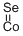 结构式 CAS# 1307-99-9, 硒化钴(II)