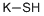 structure of CAS# 1310-61-8, Potassium Hydrosulfide;Potassium Bisulfide;Potassium Hydrogensulphide