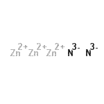 structure of CAS# 1313-49-1, Zinc Nitride
