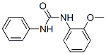 structure of CAS# 13142-82-0, 1-Phenyl-3-(2-Methoxyphenyl)Urea;1-(2-Methoxyphenyl)-3-Phenyl-Urea;Carbanilide, 2-Methoxy-;Nsc164409