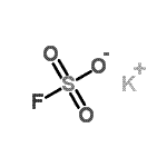 结构式 CAS# 13455-22-6, 钾氟代硫酸盐