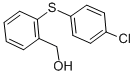结构式 CAS# 13459-59-1, (2-[(4-氯苯基)硫基]苯基)甲醇