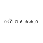structure of CAS# 135296-80-9, Osmium(3+) Chloride Hydrate (1:3:3);Osmium(iii) chloride trihydrate