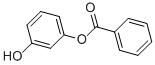 structure of CAS# 136-36-7, (3-Hydroxyphenyl) Benzoate;Benzoic Acid (3-Hydroxyphenyl) Ester;3-Hydroxyphenyl Benzoate;Benzoic Acid, M-Hydroxyphenyl Ester