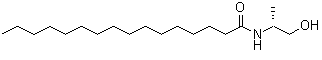 结构式 CAS# 142128-47-0, N-[(2R)-1-羟基-2-丙基]十六烷酰胺