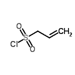 结构式 CAS# 14418-84-9, 2-丙烯-1-磺酰氯