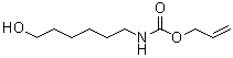 结构式 CAS# 146292-92-4, (6-羟基己基)氨基甲酸烯丙酯
