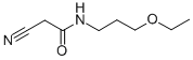 结构式 CAS# 15029-47-7, 2-氰基-N-(3-乙氧基-丙基)-乙酰胺