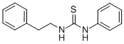 结构式 CAS# 15093-42-2, 1-(beta-苯乙基)-3-苯基-2-硫脲
