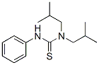 结构式 CAS# 15093-48-8, N,N-二(2-甲基丙基)-N'-苯基硫脲