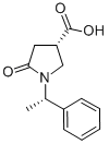 结构式 CAS# 173340-19-7, (3S)-5-氧代-1-[(1S)-1-苯基乙基]吡咯烷-3-羧酸