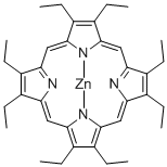 结构式 CAS# 17632-18-7, (SP-4-1)-[2,3,7,8,12,13,17,18-八乙基-21H,23H-卟啉]-锌