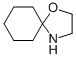 structure of CAS# 177-04-8, 1-Oxa-4-Azaspiro[4.5]Decane;555800_Aldrich;Cyclohexanespiro-2'-(1',3'-Oxazolidine);Nsc128259