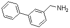 structure of CAS# 177976-49-7, [1,1'-Biphenyl]-3-Methanamine;(Biphenyl-3-Yl)Methylamine, 3-Phenylbenzylamine;[1,1'-Biphenyl]-3-Methanamine;3-Phenylbenzylamine ,98%