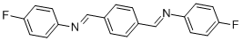 结构式 CAS# 17866-84-1, N-(4-氟苯基)-1-[4-[(4-氟苯基)亚氨基甲基]苯基]甲亚胺