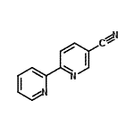 结构式 CAS# 1802-28-4, 2,2'-联吡啶-5-甲腈