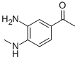 structure of CAS# 18076-19-2, 1-[3-Amino-4-(Methylamino)Phenyl]-Ethanone;1-[3-AMINO-4-(METHYLAMINO)PHENYL]-1-ETHANONE;1-[3-Amino-4-(Methylamino)Phenyl]Ethan-1-One;1-[3-AMINO-4-(METHYLAMINO)PHENYL]ETHANONE