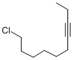 结构式 CAS# 18295-64-2, 10-氯-3-癸炔