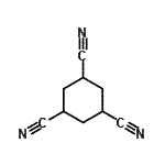 结构式 CAS# 183582-92-5, 1,3,5-环己烷三甲腈