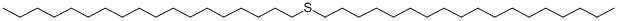 structure of CAS# 1844-09-3, Dioctadecyl Sulfide;1-(Octadecylthio)Octadecane;1-(Stearylthio)Octadecane;Ai3-12176