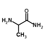 结构式 CAS# 190660-95-8, 丙氨酰胺