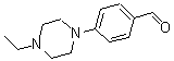结构式 CAS# 197638-76-9, 4-(4-乙基-1-哌嗪基)-苯甲醛