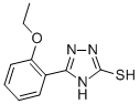 结构式 CAS# 19982-35-5, 5-(2-乙氧基-苯基)-4H-[1,2,4]三唑-3-硫醇