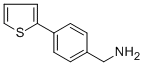 结构式 CAS# 203436-48-0, 4-(2-噻吩基)-苯甲胺