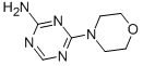 结构式 CAS# 2045-25-2, 4-吗啉-4-基-1,3,5-三嗪-2-胺