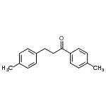 结构式 CAS# 20615-46-7, 1,3-二(4-甲基苯基)-1-丙酮