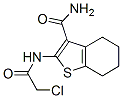 结构式 CAS# 20886-87-7, 2-(2-氯-乙酰氨基)-4,5,6,7-四氢-苯并[b]噻吩-3-甲酰胺