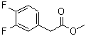 结构式 CAS# 210530-71-5, (3,4-二氟苯基)乙酸甲酯