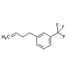 结构式 CAS# 21172-36-1, 1-(3-丁烯-1-基)-3-(三氟甲基)苯