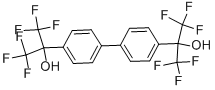 结构式 CAS# 2180-30-5, 4,4'-二(2-羟基六氟异丙基)联苯