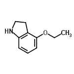 结构式 CAS# 220657-56-7, 4-乙氧基吲哚啉