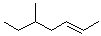 结构式 CAS# 22487-87-2, (2E)-5-甲基-2-庚烯