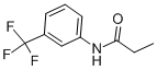 结构式 CAS# 2300-88-1, N-[3-(三氟甲基)苯基]丙酰胺