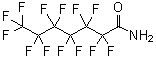 结构式 CAS# 2358-22-7, 2,2,3,3,4,4,5,5,6,6,7,7,7-十三氟庚酰胺