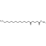 结构式 CAS# 2380-20-3, 甲基5-氧代硬脂酸酯